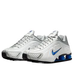 NikeShox R4 'Orlando White Metallic Silver' size 15