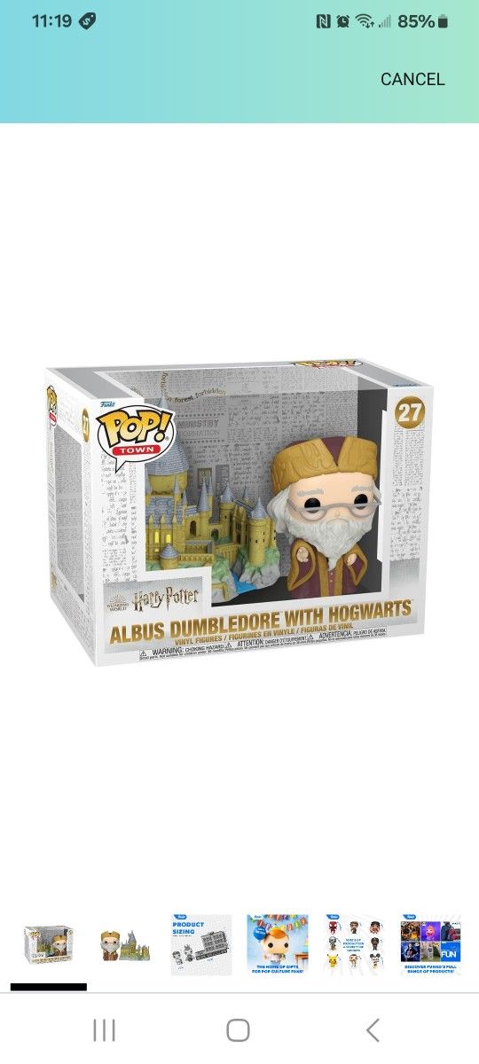 Harry Potter Albus Dumbledore With Hogwarts