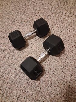 Almost new pair of dumbbells