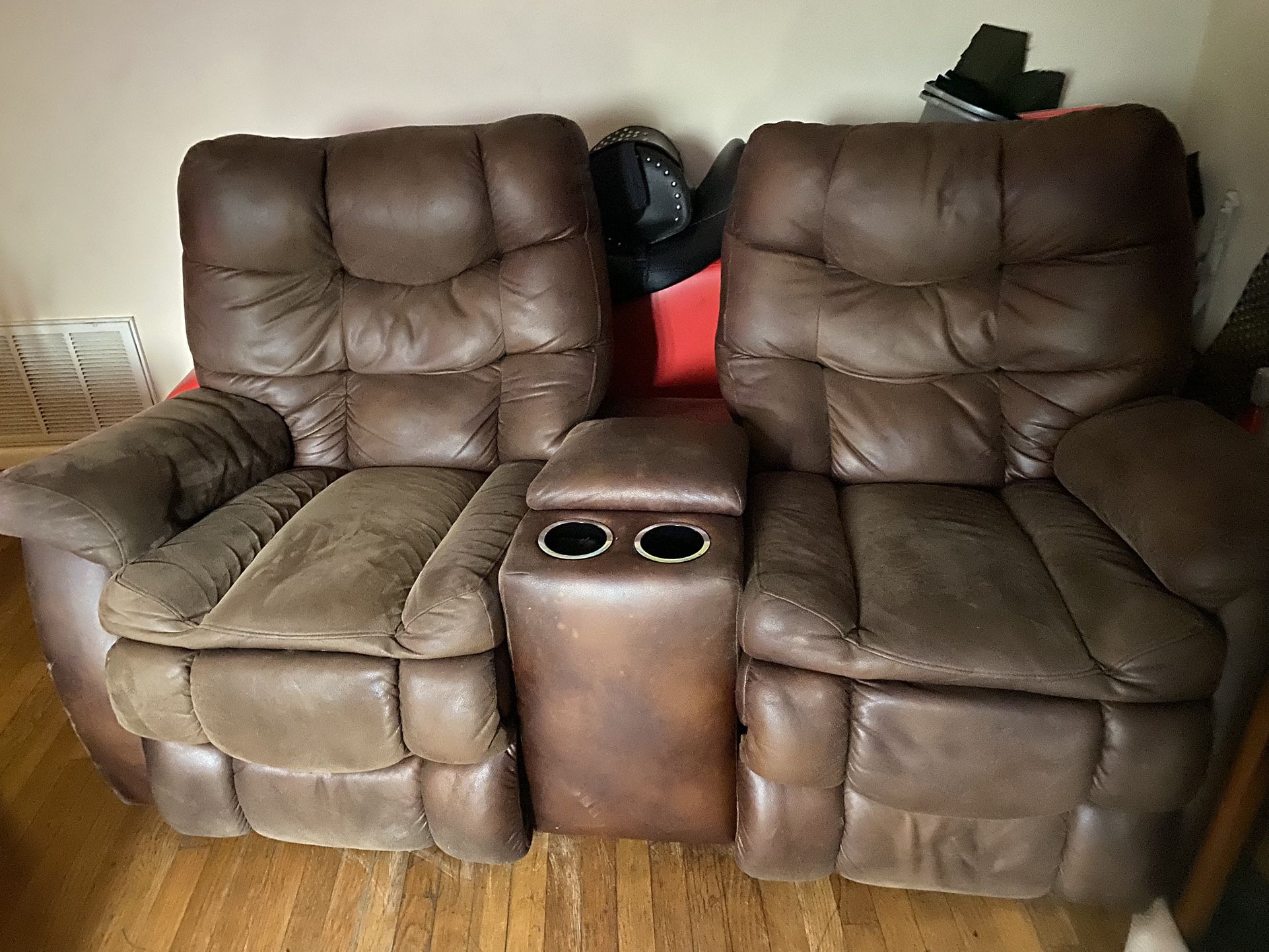 Rocker Recliner With Center Console