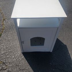 Cat Litter Box Enclosure Bed