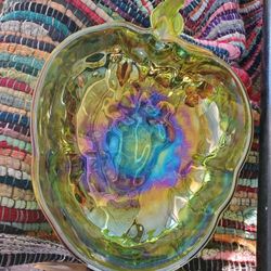 Vintage Carnival Glass Bowl