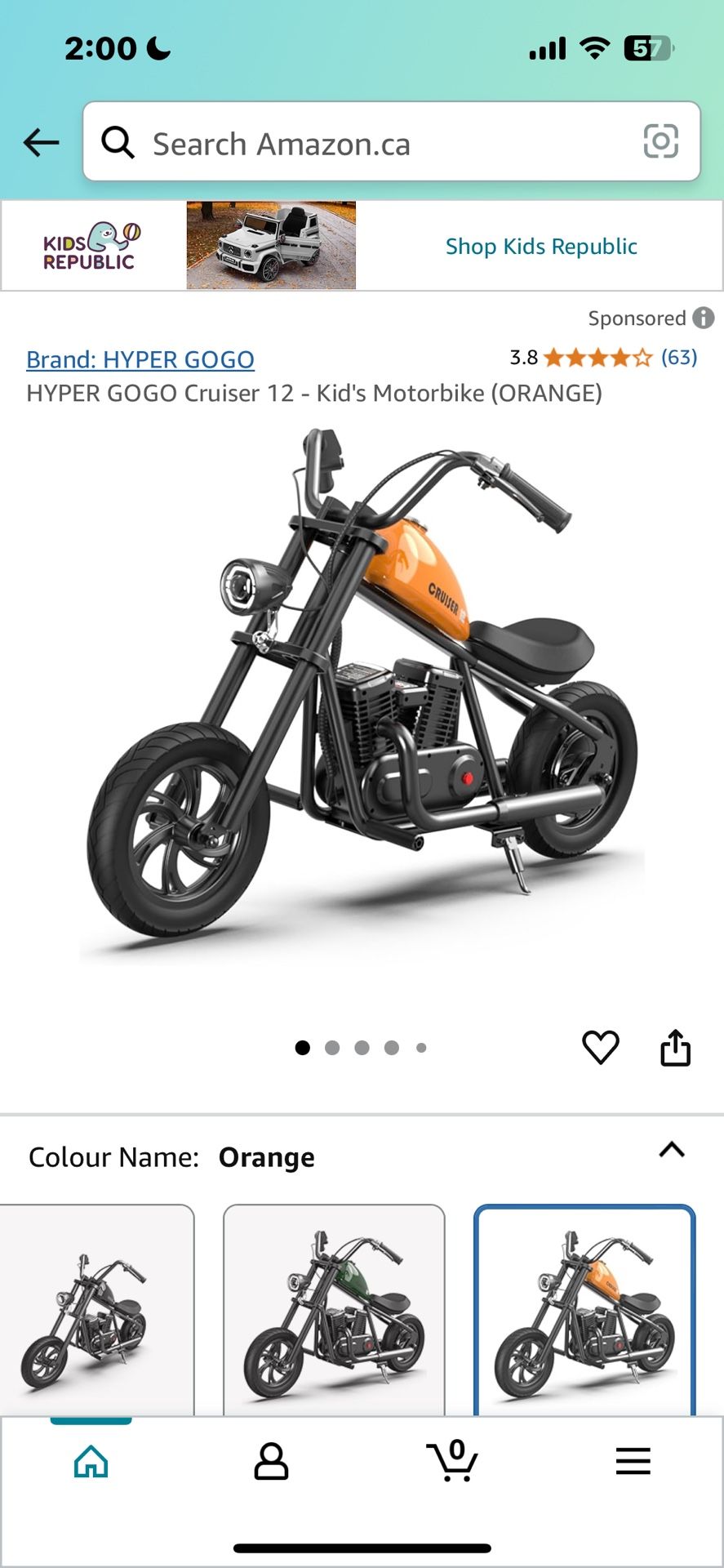 Kids Electric Mini Bike