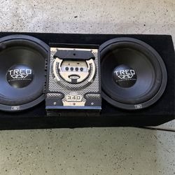 2 12”s With Box And Amp 