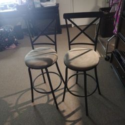 2 Bar Stools For $10