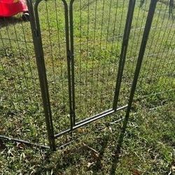 Dog Metal Playpen Fence 8 Panels