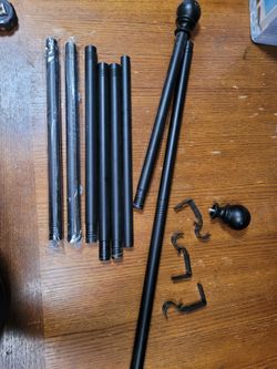 12 feet curtain rod