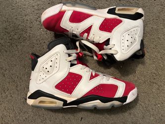 Nike Air Jordan Retro 6 Carmine Size 5 Youth
