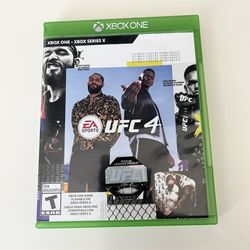 XBOX ONE  UFC 4 IN GOOD CONDITION XBOX ONE SERIES 