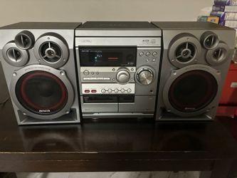 Aiwa NSX-D30 Stereo 3CD/Dual Cassette AM/FM Test Working Good