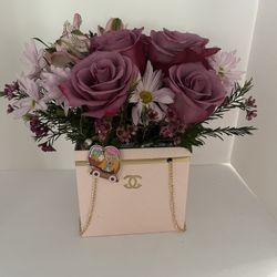 Purple And Pink Bag