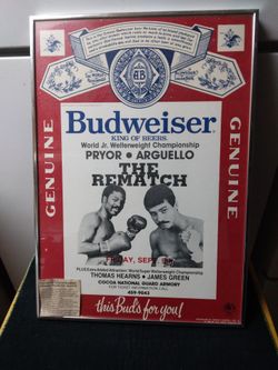 Budweiser Poster Vintage