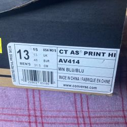 Converse 13 US Mens 15 Us Womens Shoes Like New