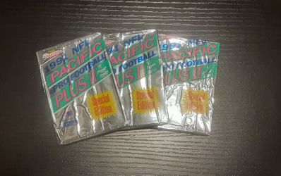 1991 Pacific Plus 2 Football cards