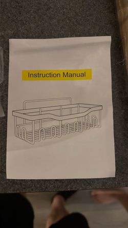 New Shower caddy storage
