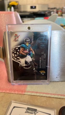2025 Topps Signature Travis Etienne Jr. Card Number 2/10 black parallel