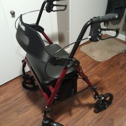 HOMLAND Foldable Rollator Walker