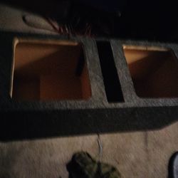 Square 12in Subwoofer Box Ported No Subs 