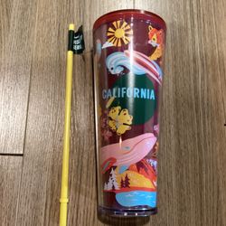 Starbucks Discovery Series California 24 oz Venti Cold Cup Tumbler 