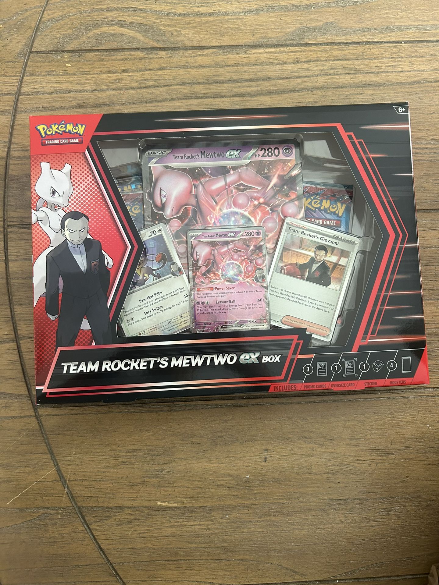 Pokemon Trading Card Games Team Rockets Mewtwo EX Box