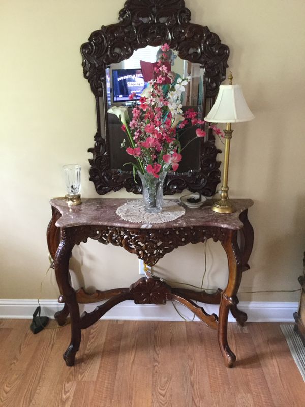 Antique Entry Table Mirror For In Hiram Ga Offerup Antique Entry Table Mirror