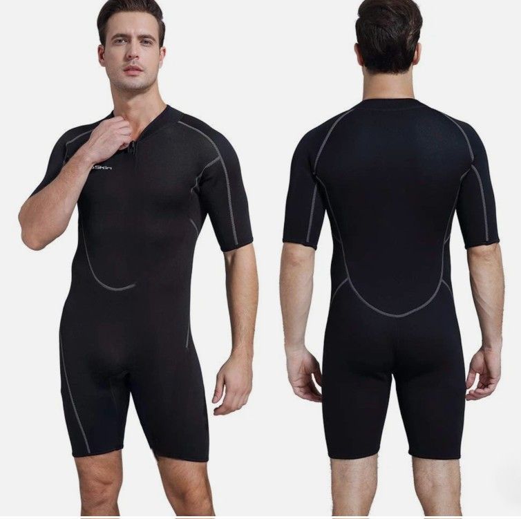 SEASKIN MENS 3mm SHORTY WETSUIT