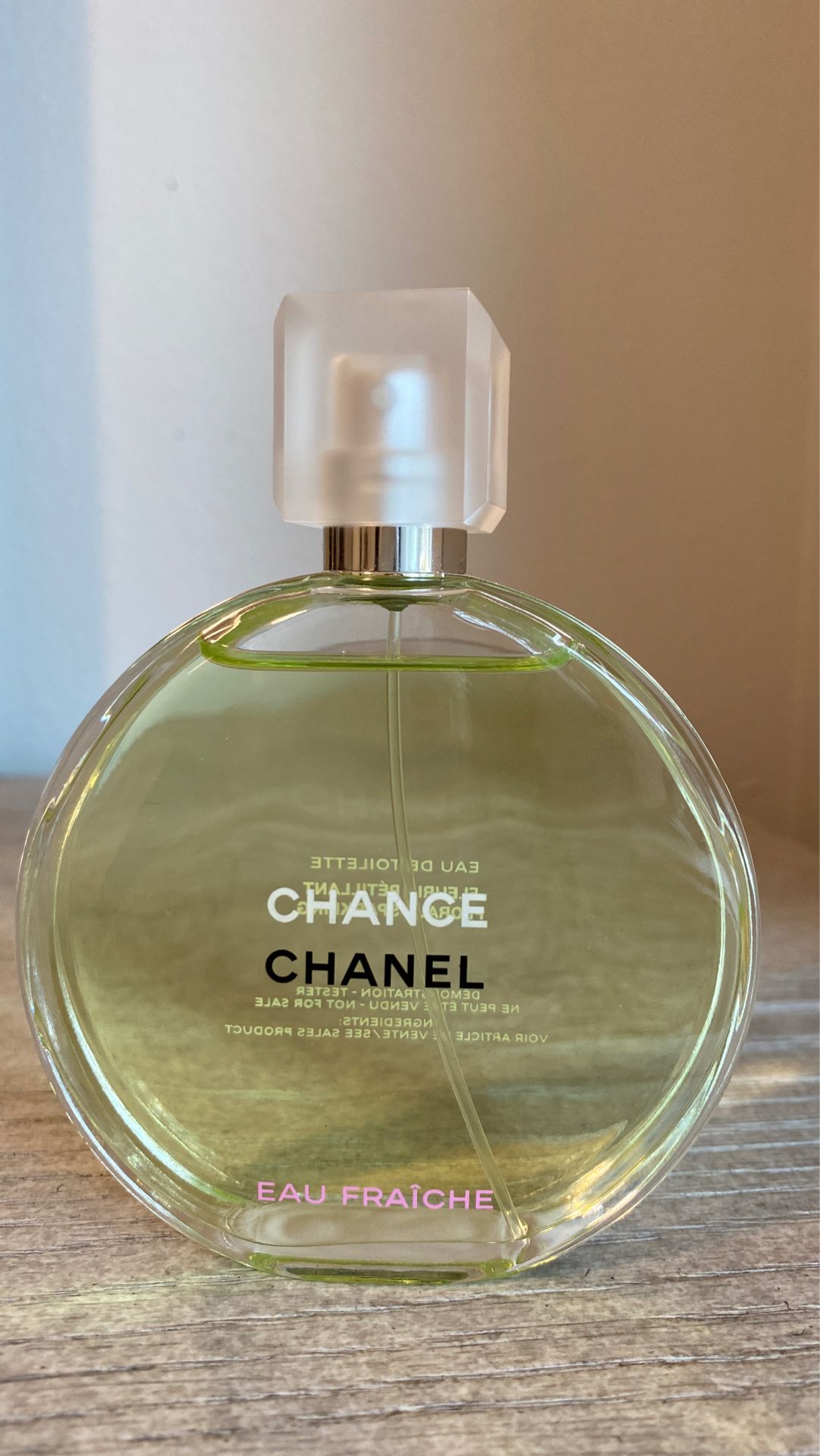 Chanel Chance EAU Fraiche EDT tester3.4fl oz