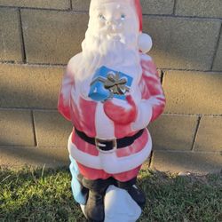 33" Empire Plastics  Blow Mold Santa 