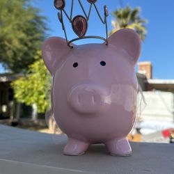 Pink Princess Ballerina Piggy Bank