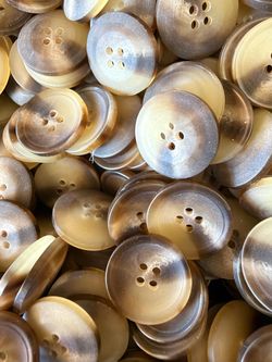 New over 1300 5/8" Bulk Lot Large 4-Hole Sewing Buttons