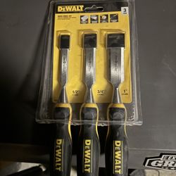 Dealt Wood Chisels 3pcs 