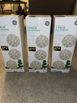 3 Pack LED Spheres