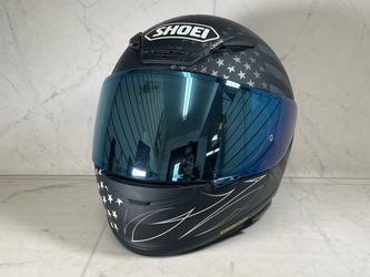 Shoei RF-1200 Full-Face Motorcycle Helmet Small Black Flag Graphic Size Small (A1G010919)