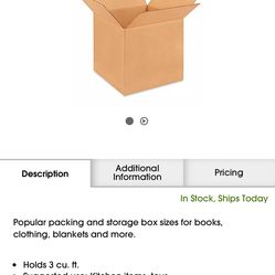 USED Corrugated Boxes For Moving Or shipping