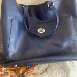 Beautiful large leather shoulder bag or can be used as a Tote in great condition