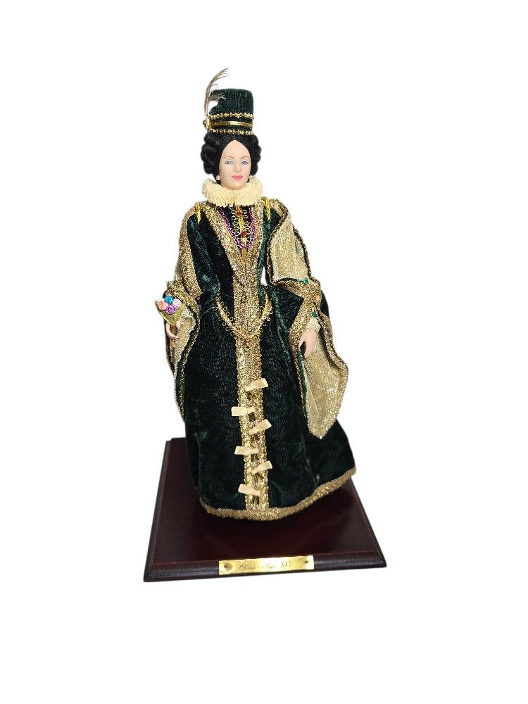 Jose Marin Verdugo Collectible Elvira Siglo XVI Doll Spain Antique Doll 14" H