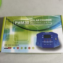 1Pcs 30A Solar Charge Controller 12V/24V DC PWM Auto Battery Regulator Dual USB LCD Display