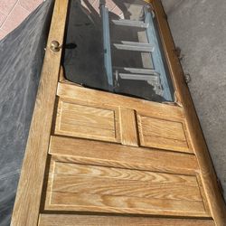Vintage Solid wood screen door