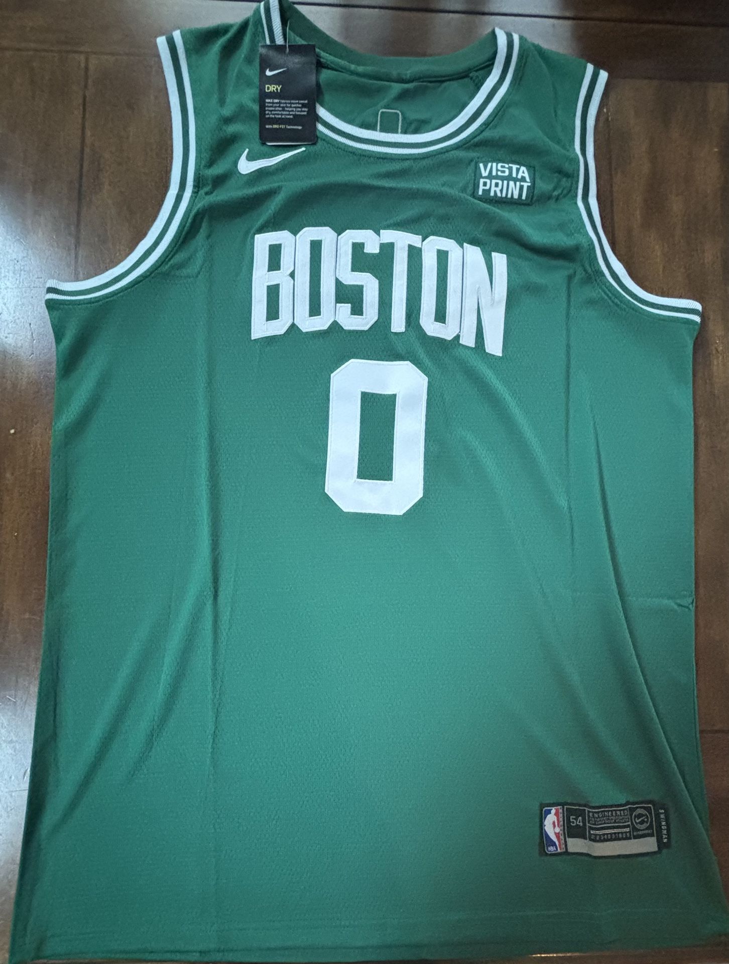 Jayson Tatum #0 Boston Celtics Embroidered Jersey Green Jersey