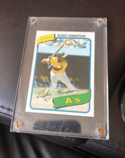 Rickey Henderson Rookie Card 