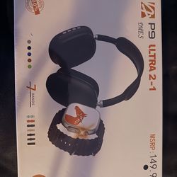 Wireless Bluetooth headphones and smart watch combo