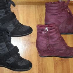 Vera Wang wedge shoes size 9 med