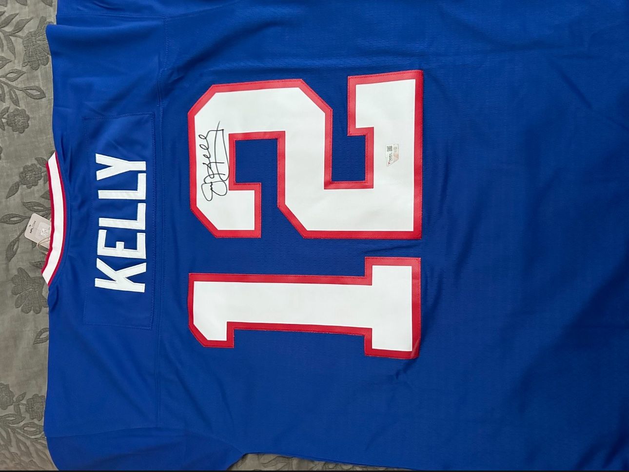 Jim Kelly Autographed Mitchell & Ness Jersey 100% Authentic