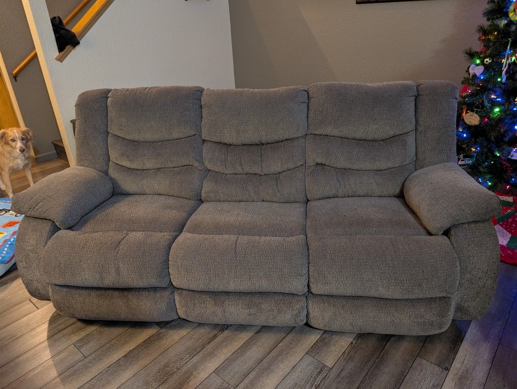 Reclining Couch In Good Condition.