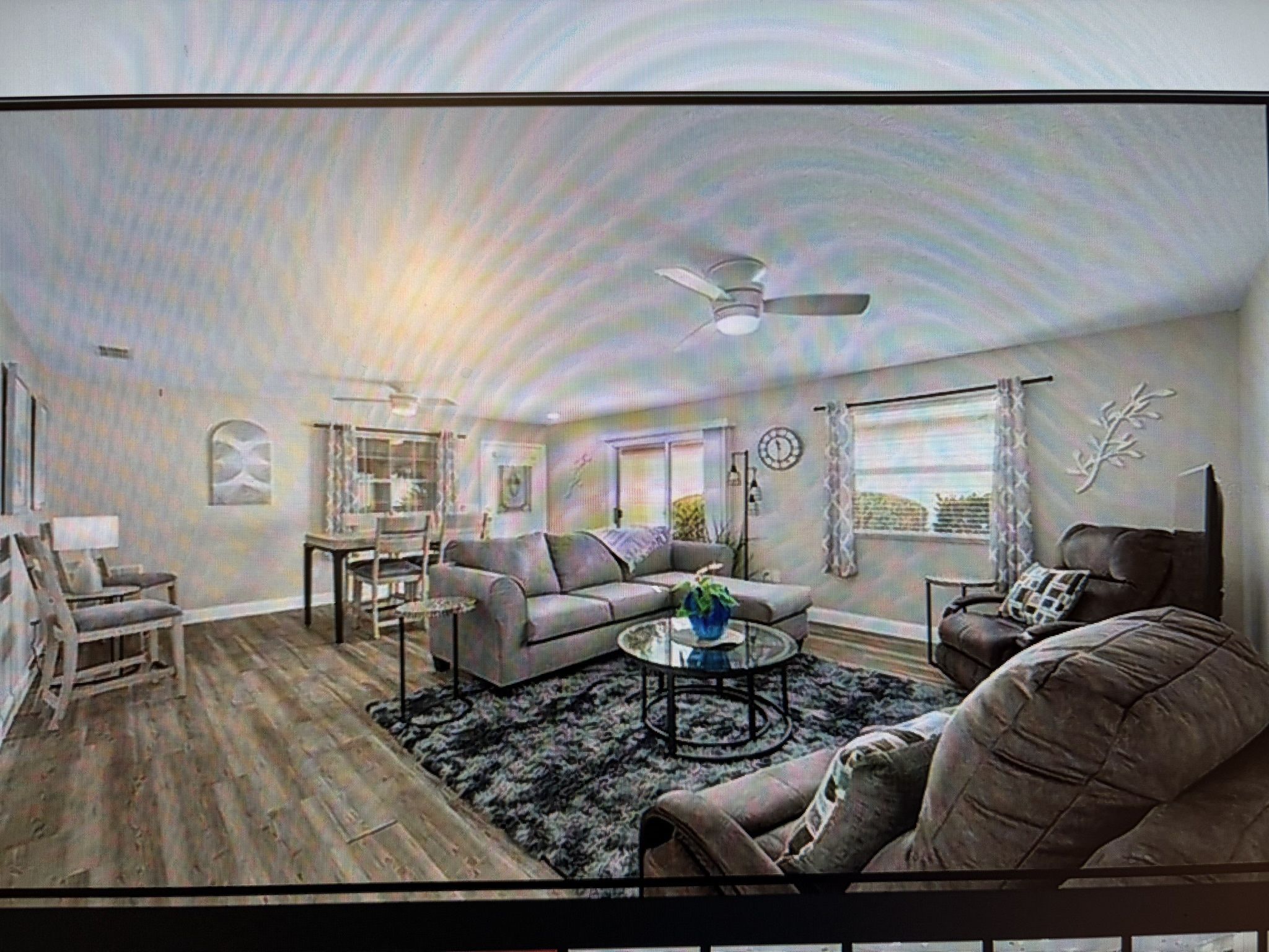 Like-New Gray Sectional Sofa Chaise, Side Table & Area Rug – The Villages