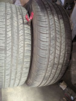 2 tire, good shape, 80 percent, 205/55/16