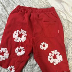 Denim Tears Red Shorts