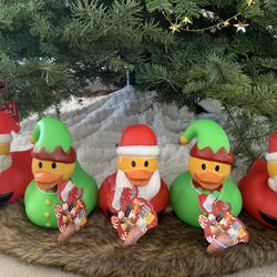 Christmas Rubber Duckies Jumbo Size 