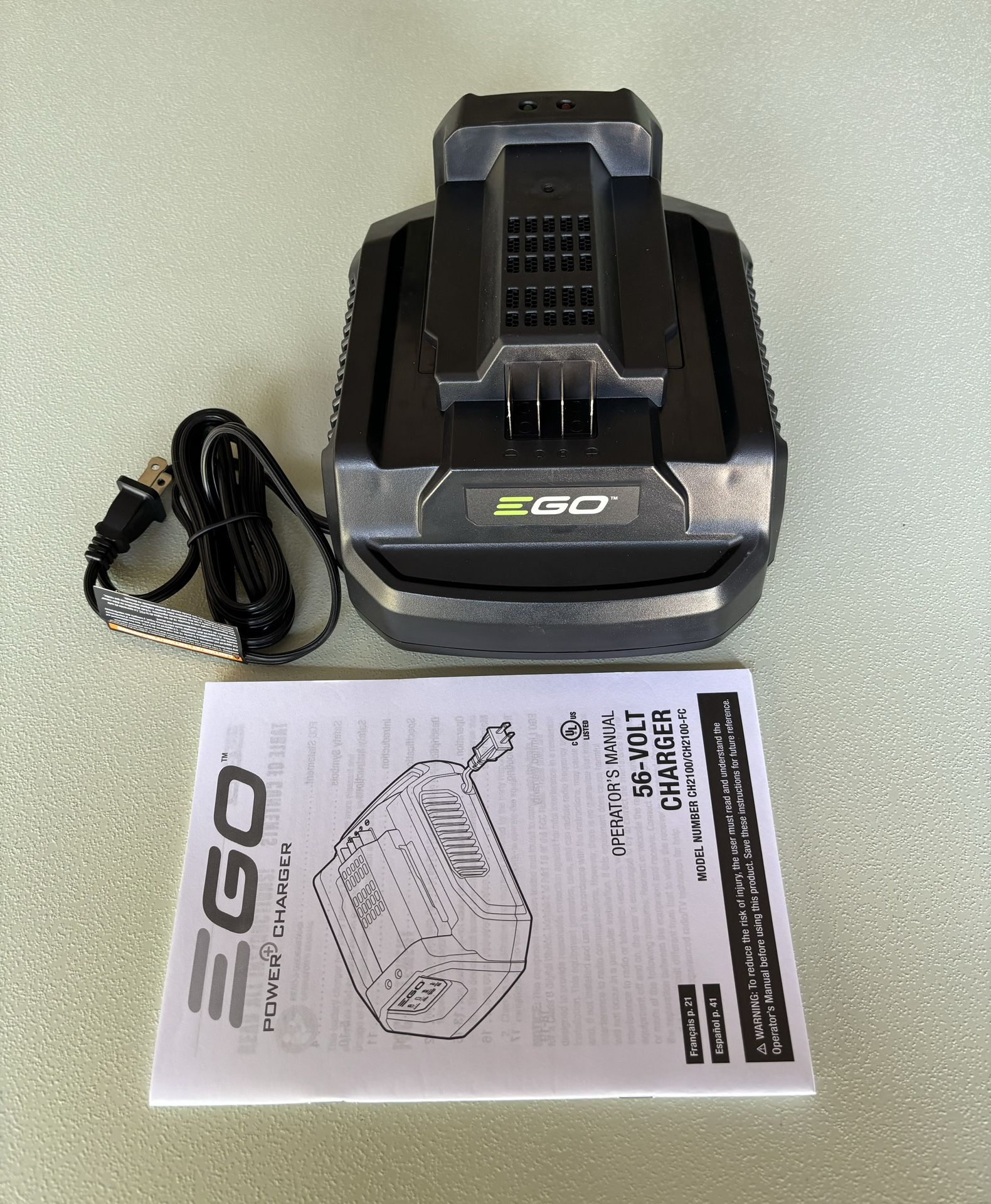Ego Power+ CH2100 56v Battery Charger 