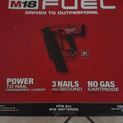 Brand New! M18 FUEL 3-1/2 in. 18-Volt 21-Degree Lithium-Ion Brushless Cordless Framing Nailer (Tool-Only